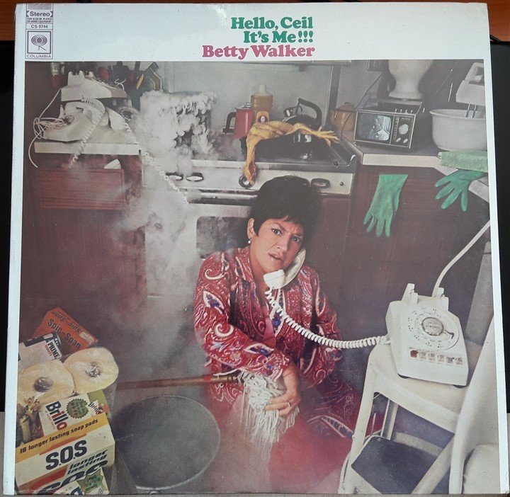 BETTY WALKER - HELLO, CEIL IT'S ME!!! - DÖNEM BASKISI SIFIR PLAK