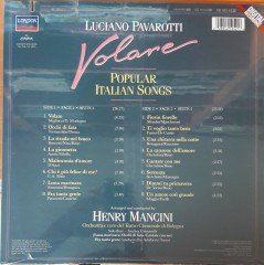LUCIANO PAVAROTTI - VOLARE HENRY MANCINI (1987) - DÖNEM BASKISI PLAK SIFIR