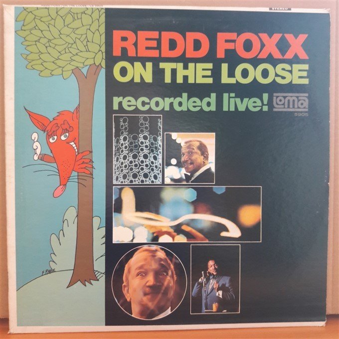 REDD FOXX - ON THE LOOSE RECORDED LIVE! - LP 2.EL PLAK