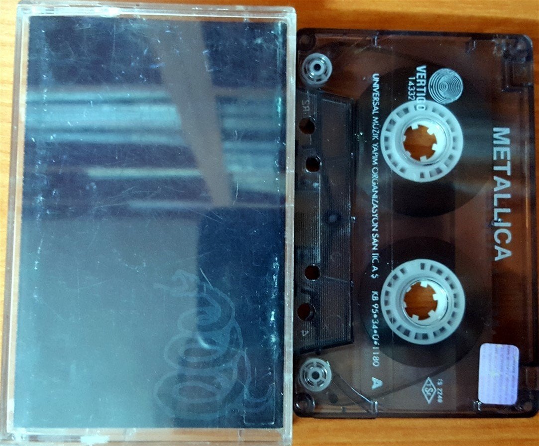 METALLICA - METALLICA (1995) UNIVERSAL CASSETTE MADE IN TURKEY ''USED''
