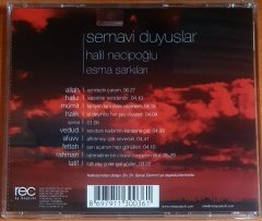 SEMAVİ DUYUŞLAR / HALİL NECİPOĞLU - ESMA ŞARKILARI - CD 2.EL