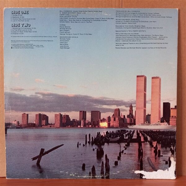 BILL CHINNOCK – BADLANDS (1978) - LP 2.EL PLAK