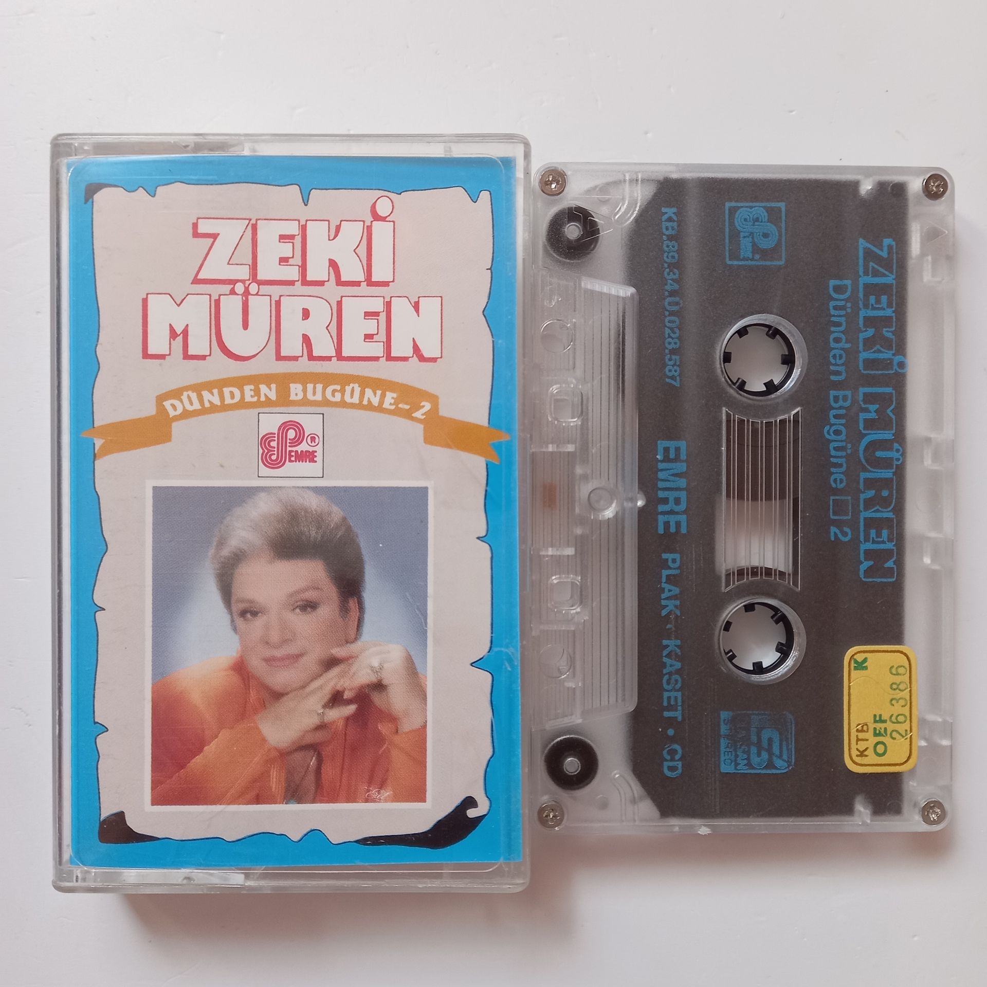 ZEKİ MÜREN - DÜNDEN BUGÜNE 2 (1989) - KASET 2.EL