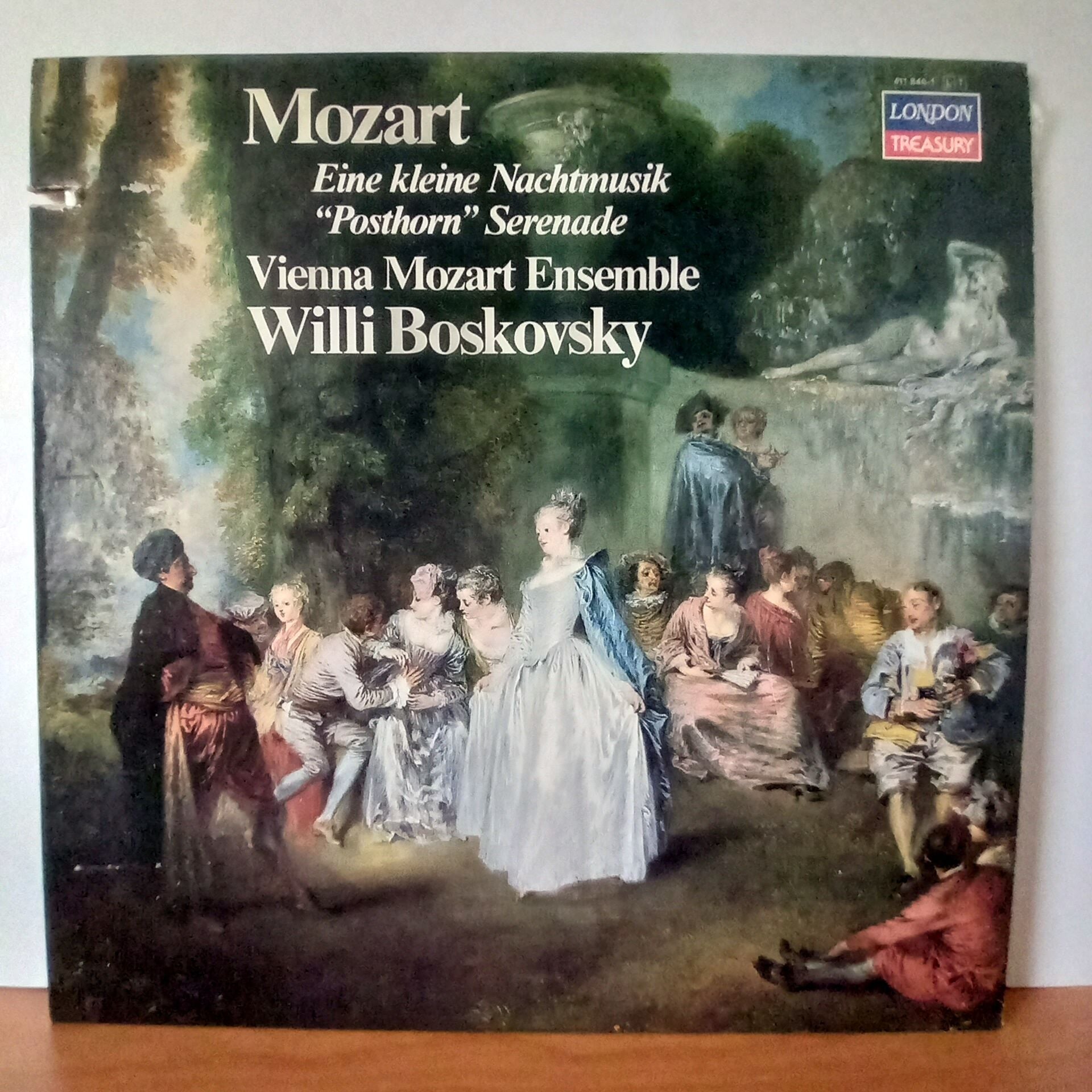 MOZART: EINE KLEINE NACHTMUSIK / \'\'POSTHORN\'\' SERENADE / VIENNA MOZART ENSEMBLE, WILLI BOSKOVSKY (1985) - LP 2.EL PLAK