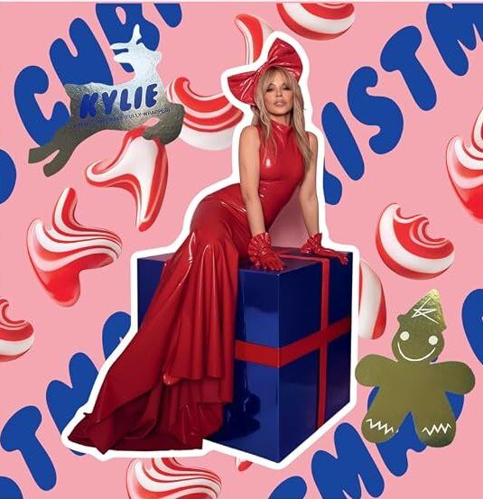 KYLIE MINOGUE - KYLIE CHRISTMAS (FULLY WRAPPED) (2015) - LP 2025 TRANSPARENT RED COLOURED EDITION SIFIR PLAK