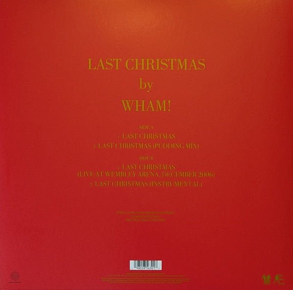 WHAM! - LAST CHRISTMAS (1984) - 12'' 45 RPM MAXI SINGLE 2024 ZOETROPE EDITION SIFIR PLAK