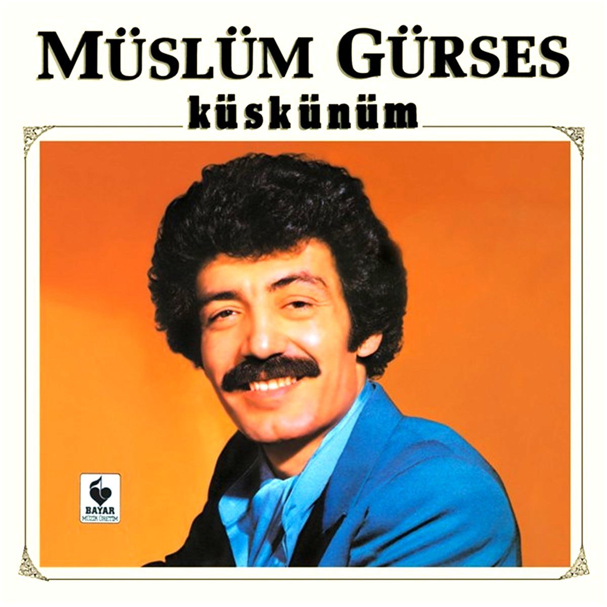 MÜSLÜM GÜRSES - KÜSKÜNÜM (1986) - LP 2023 BASIM SIFIR PLAK