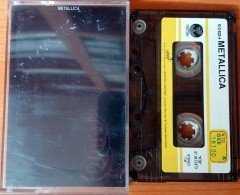 METALLICA - METALLICA (1991) YONCA CASSETTE MADE IN TURKEY ''USED'' PAPER LABEL