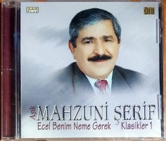 AŞIK MAHZUNİ ŞERİF - ECEL BENİM NEME GEREK / KLASİKLER 1 / ŞAH PLAK CD SIFIR