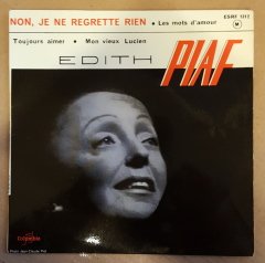 EDITH PIAF - NON, JE NE REGRETTE RIEN / LES MOTS D'AMOUR / TOUJOURS AIMER / MON VIEUX LUCIEN (1961) - 7'' 45 DEVİR 2.EL PLAK