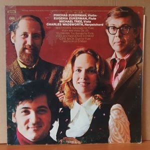 PINCHAS ZUKERMAN, EUGENIA ZUKERMAN, MICHAEL TREE, CHARLES WADSWORTH / BEETHOVEN, TELEMANN, C.P.E. BACH - MUSIC FOR FLUTE, STRINGS AND HAPSICHORD (1972) - LP 2.EL PLAK