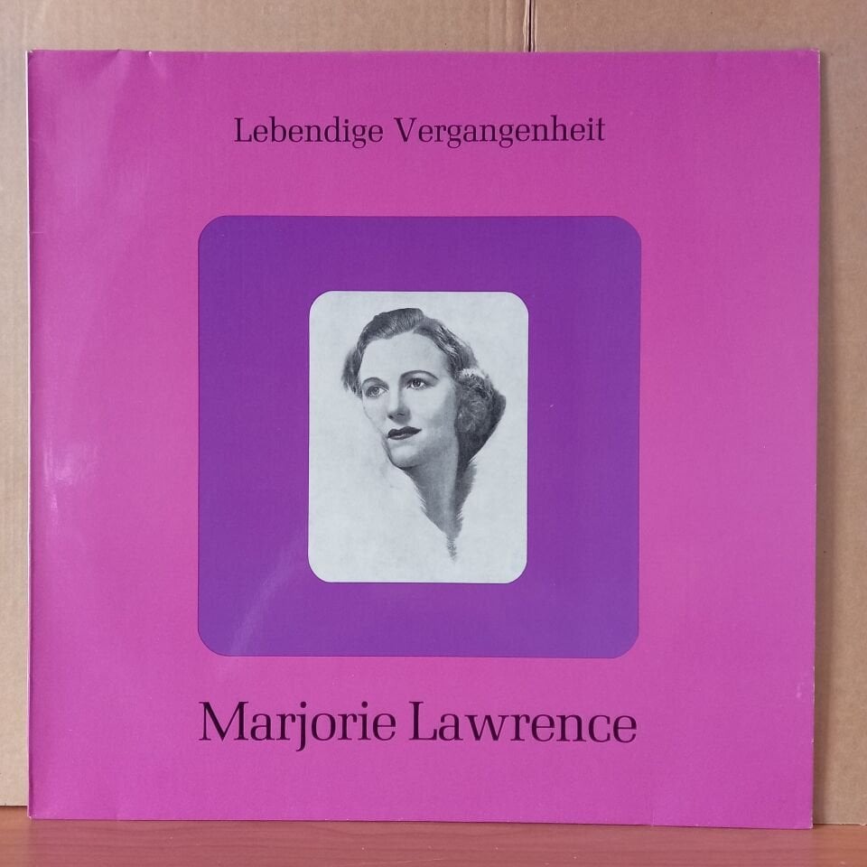 MARJORIE LAWRENCE / LEBENDIGE VERGANGENHEIT - LP 2.EL PLAK