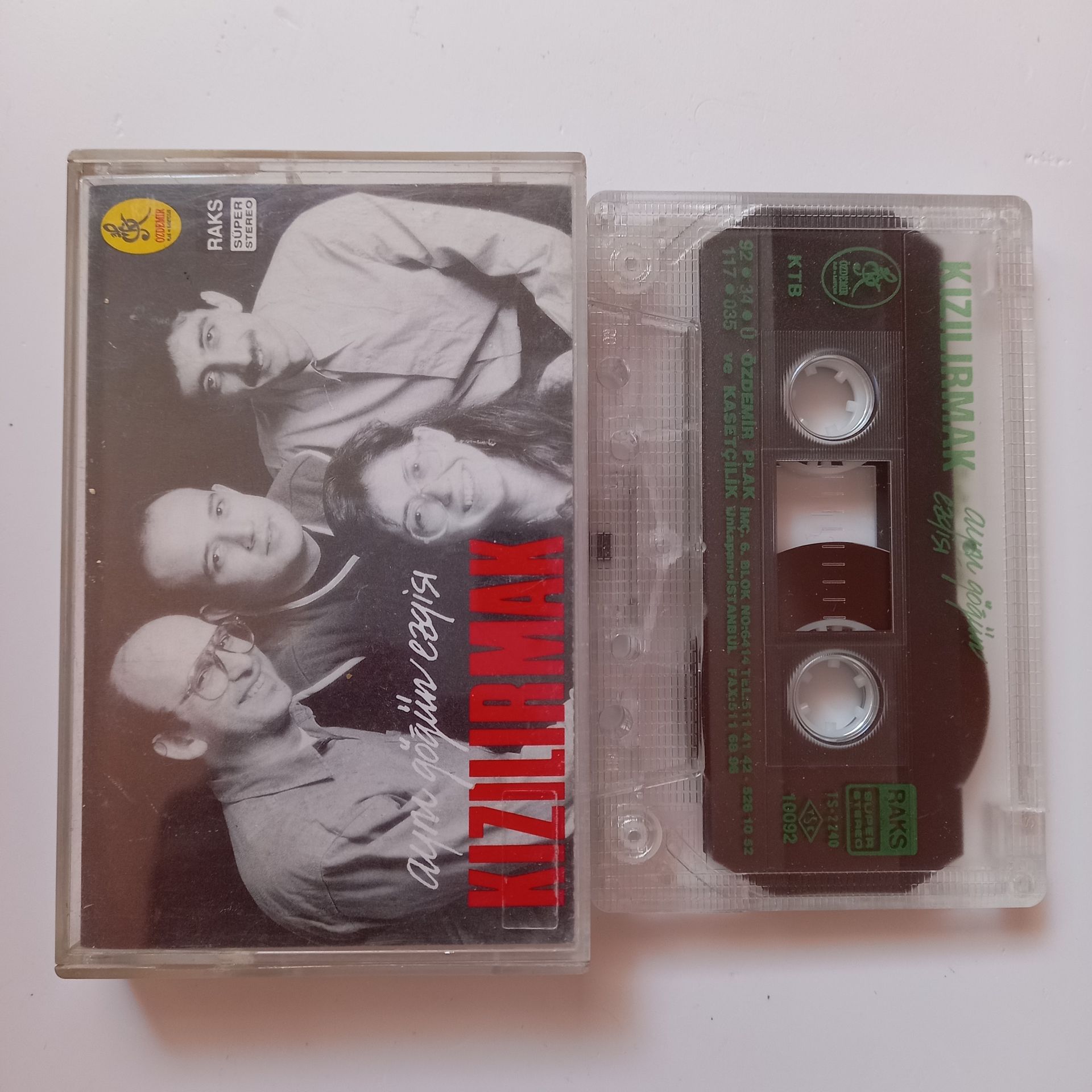 KIZILIRMAK - AYNI GÖĞÜN EZGİSİ (1992) - KASET 2.EL
