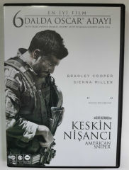 KESKİN NİŞANCI - AMERICAN SNIPER - BRADLEY COOPER - SIENNA MILLER - CLINT EASTWOOD - DVD 2.EL