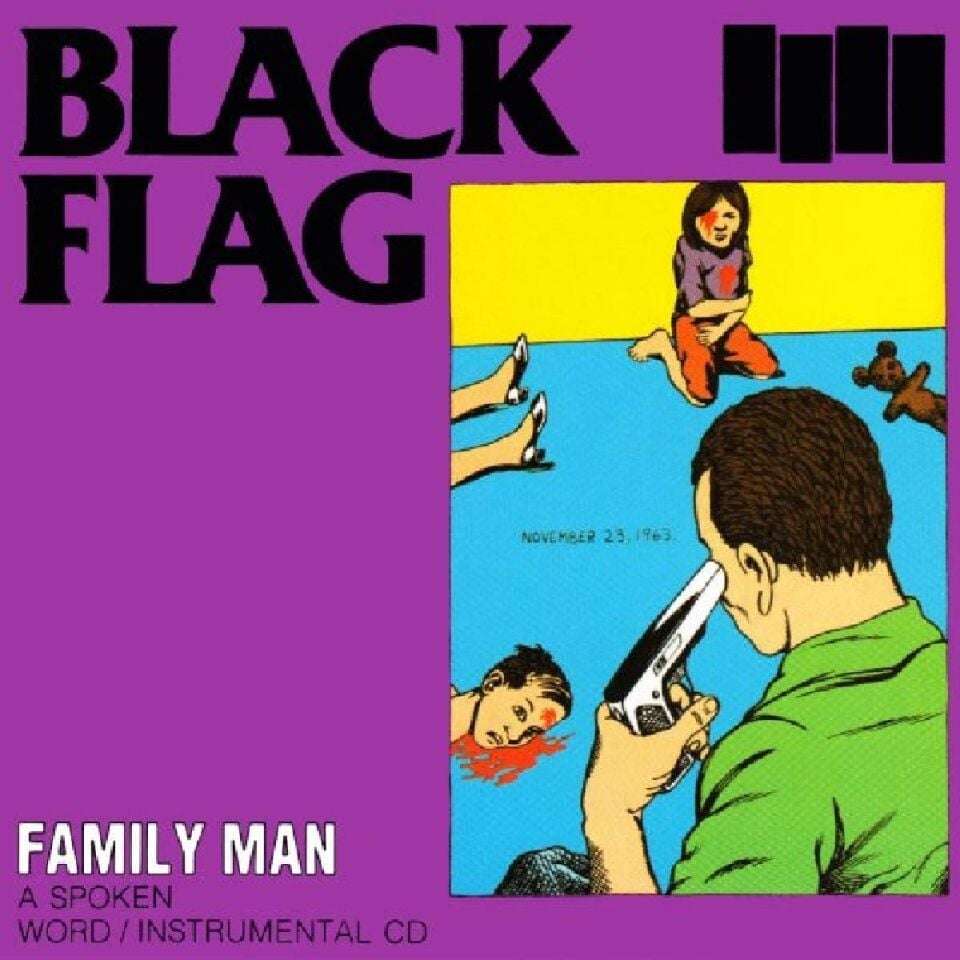 BLACK FLAG - FAMILY MAN (1984) - LP 180GR 2007 EDITION REISSUE MADE IN USA SPOKEN WORD , PUNK ROCK SIFIR PLAK