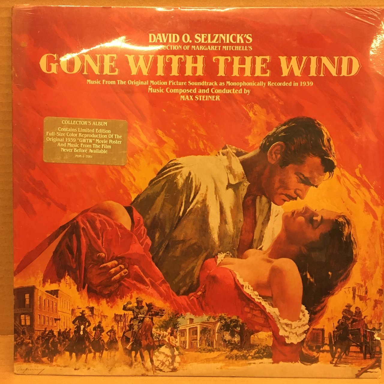 GONE WITH THE WIND SOUNDTRACK 1983 SIFIR PLAK