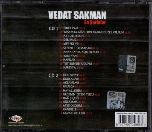 VEDAT SAKMAN - EN ŞARKILAR (2015) 2xCD 2.EL