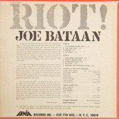 JOE BATAAN - RIOT! (1968) - PLAK SIFIR