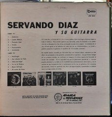 SERVANDO DIAZ - SU VOZ Y SU GUITARRA - PLAK 2.EL