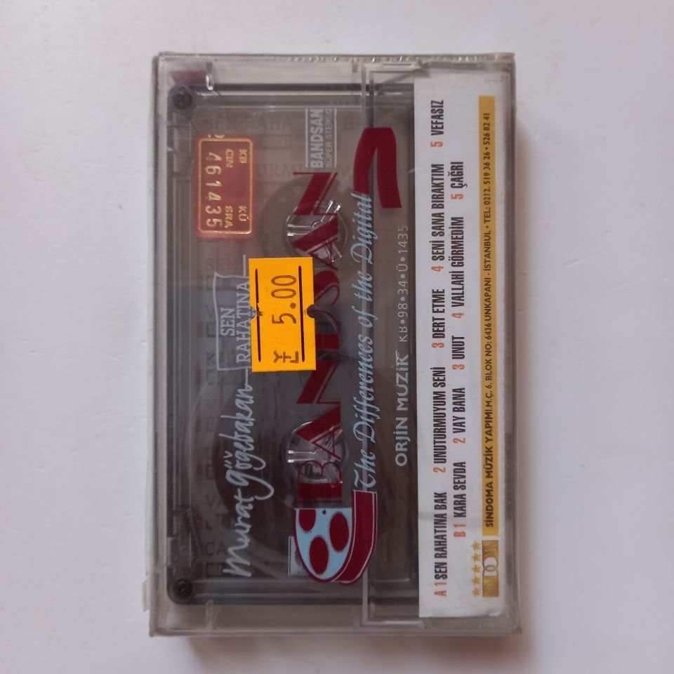 MURAT GÖĞEBAKAN - SEN RAHATINA BAK (1998) - KASET SIFIR