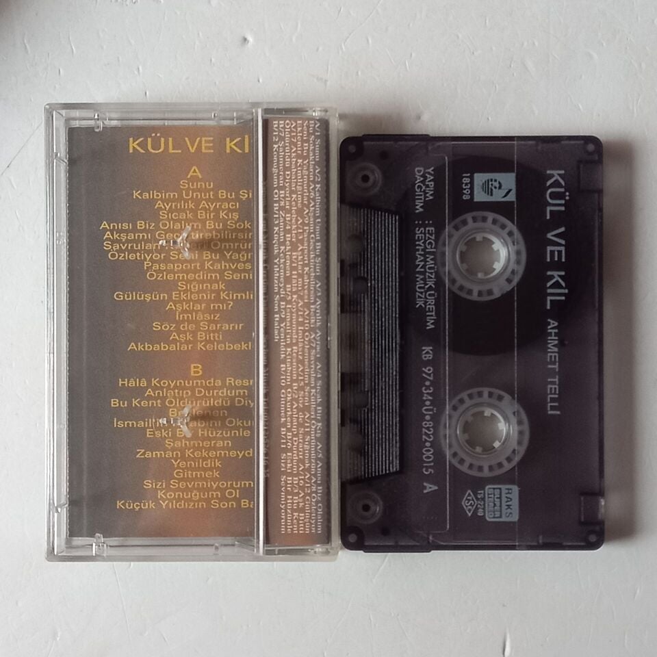 AHMET TELLİ - KÜL VE KİL (1997) ŞAİRİN KENDİ SESİNDEN - KASET 2.EL