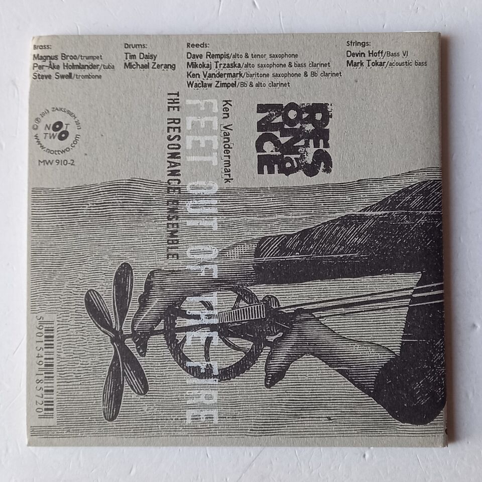 THE RESONANCE ENSEMBLE – HEAD ABOVE WATER, FEET OUT OF THE FIRE (2013) - 2CD DIGIPAK 2.EL