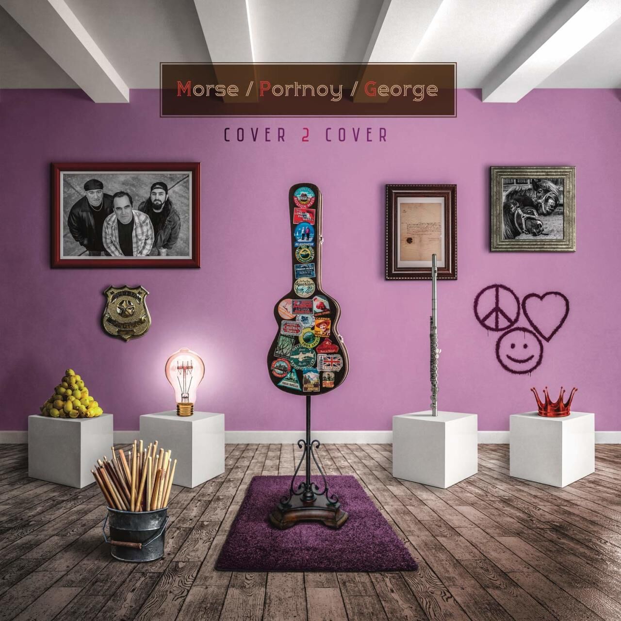 MORSE PORTNOY GEORGE - COVER 2 COVER (2012) - 2LP 180GR INSIDE OUT SIFIR PLAK