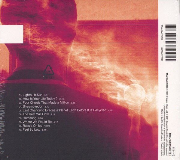 PORCUPINE TREE – LIGHTBULB SUN (2008) - CD REMASTERED 2021 REISSUE DIGIPAK AMBALAJINDA SIFIR