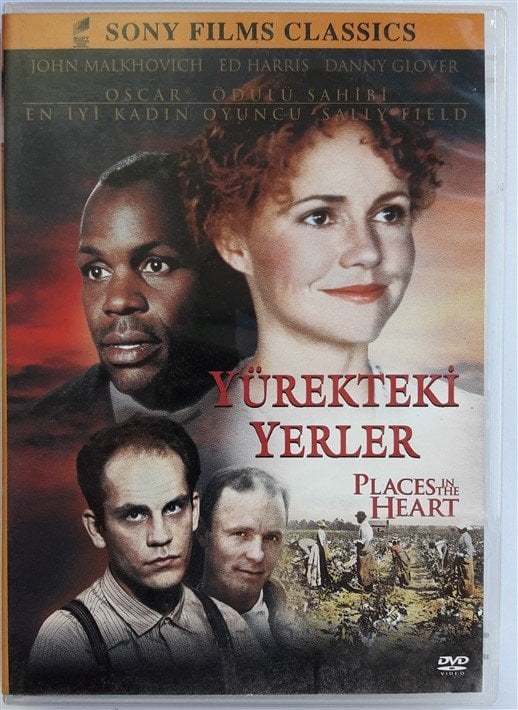 YÜREKTEKİ YERLER - PLACES IN THE HEART - JOHN MALKOVICH - ED HARRIS - DANNY GLOVER - DVD 2.EL