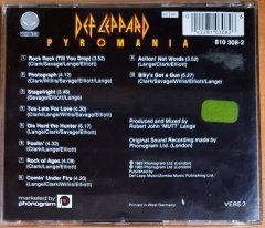 DEF LEPPARD - PYROMANIA (1983) - CD 2.EL