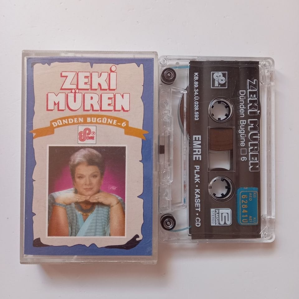 ZEKİ MÜREN - DÜNDEN BUGÜNE 6 (1989) - KASET 2.EL