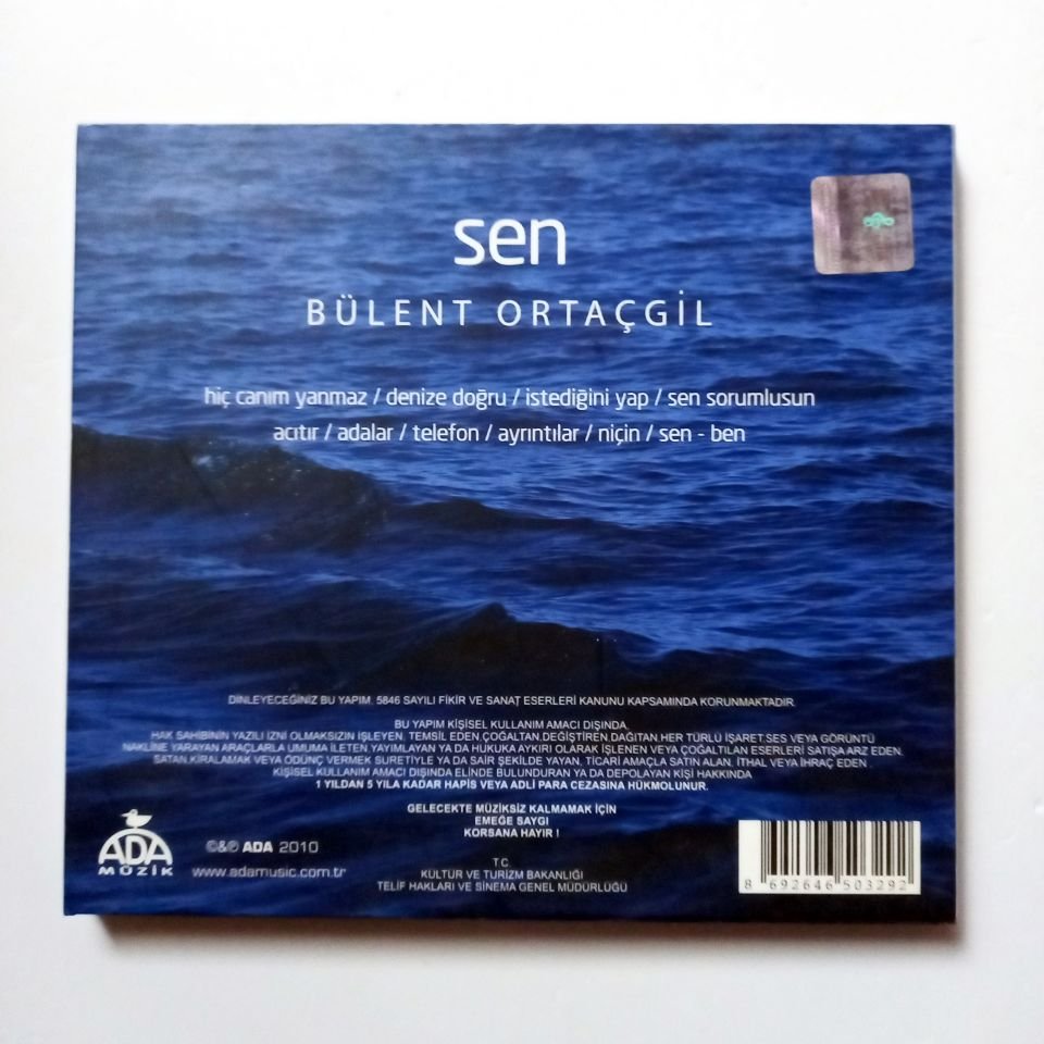 BÜLENT ORTAÇGİL – SEN (2010) - CD 2.EL
