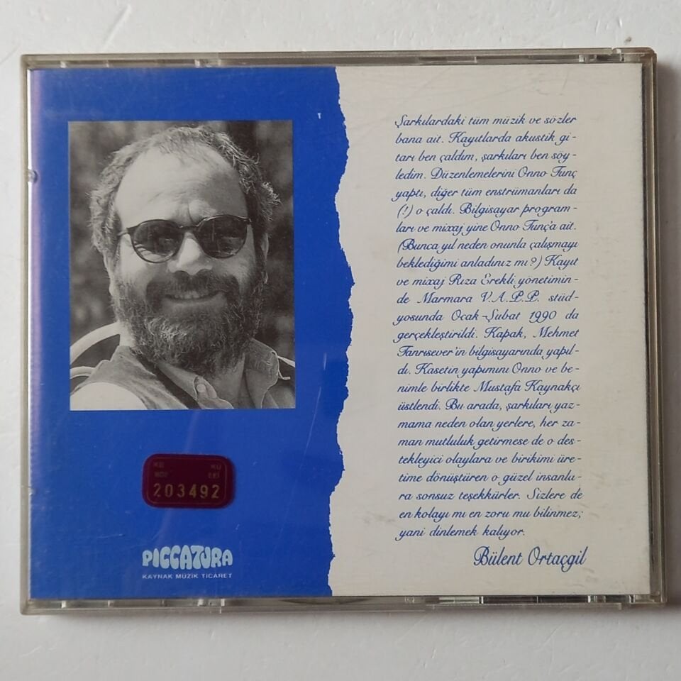 BÜLENT ORTAÇGİL – 2. PERDE (1990) - 1995 BASKI CD 2.EL