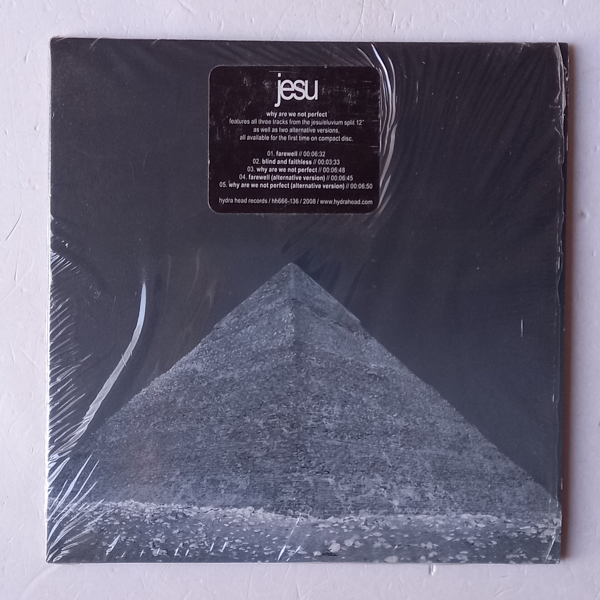 JESU – WHY ARE WE NOT PERFECT (2008) - CD CARDSLEEVE 2.EL