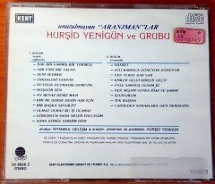 HURŞİD YENİGÜN VE GRUBU - UNUTULMAYAN ''ARANJMAN''LAR CD 2.EL