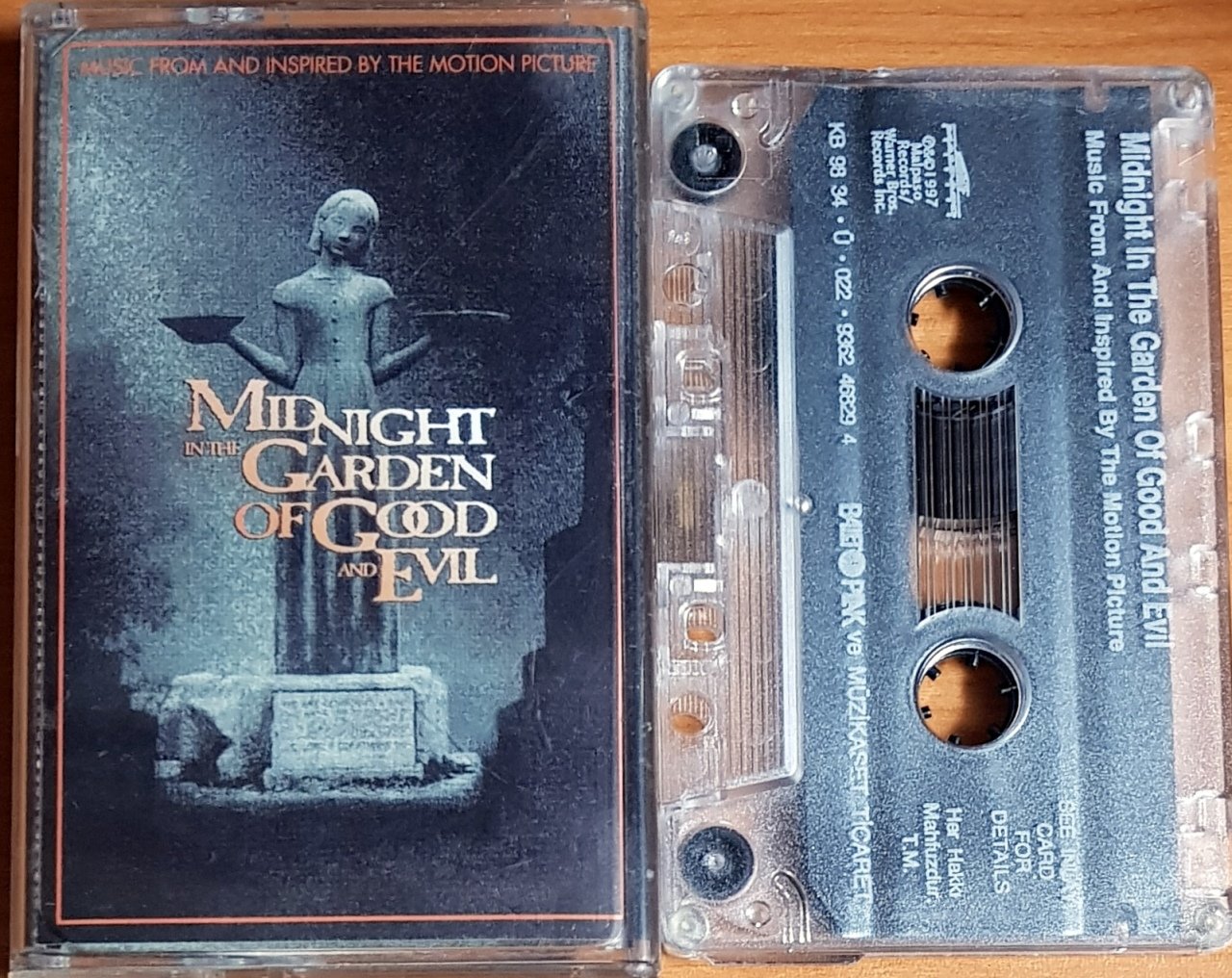MIDNIGHT IN THE GARDEN OF GOOD AND EVIL SOUNDTRACK / K.D. LANG, JOE WILLIAMS, PAULA COLE, JOSHUA REDMAN, TONY BENNETT (1998) BALET KASET 2.EL