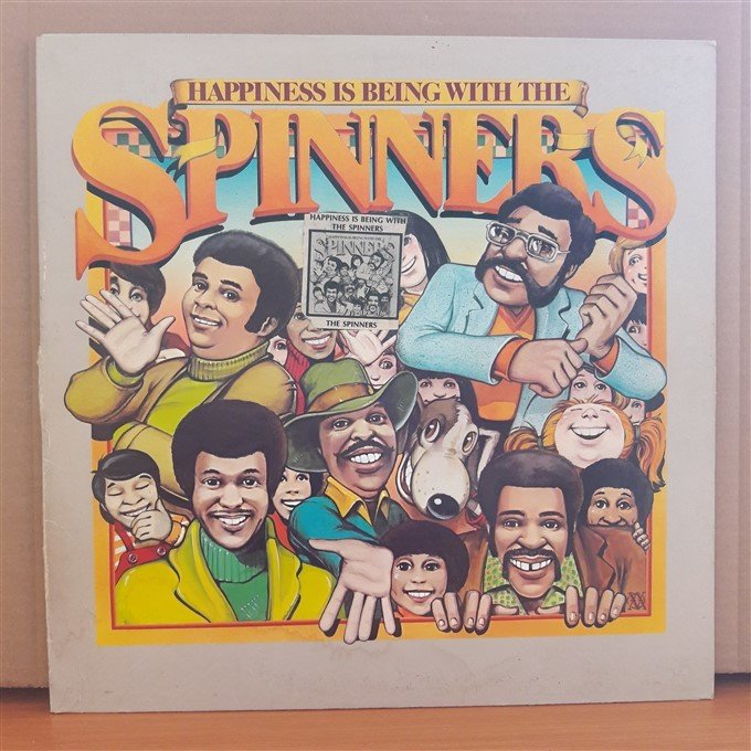 SPINNERS - HAPPINESS IS BEING WITH (1976) - LP 2.EL PLAK