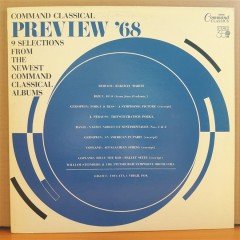 PREVIEW '68 - 9 SELECTIONS FROM THE NEWEST COMMAND CLASSICAL ALBUMS - LP 2.EL PLAK