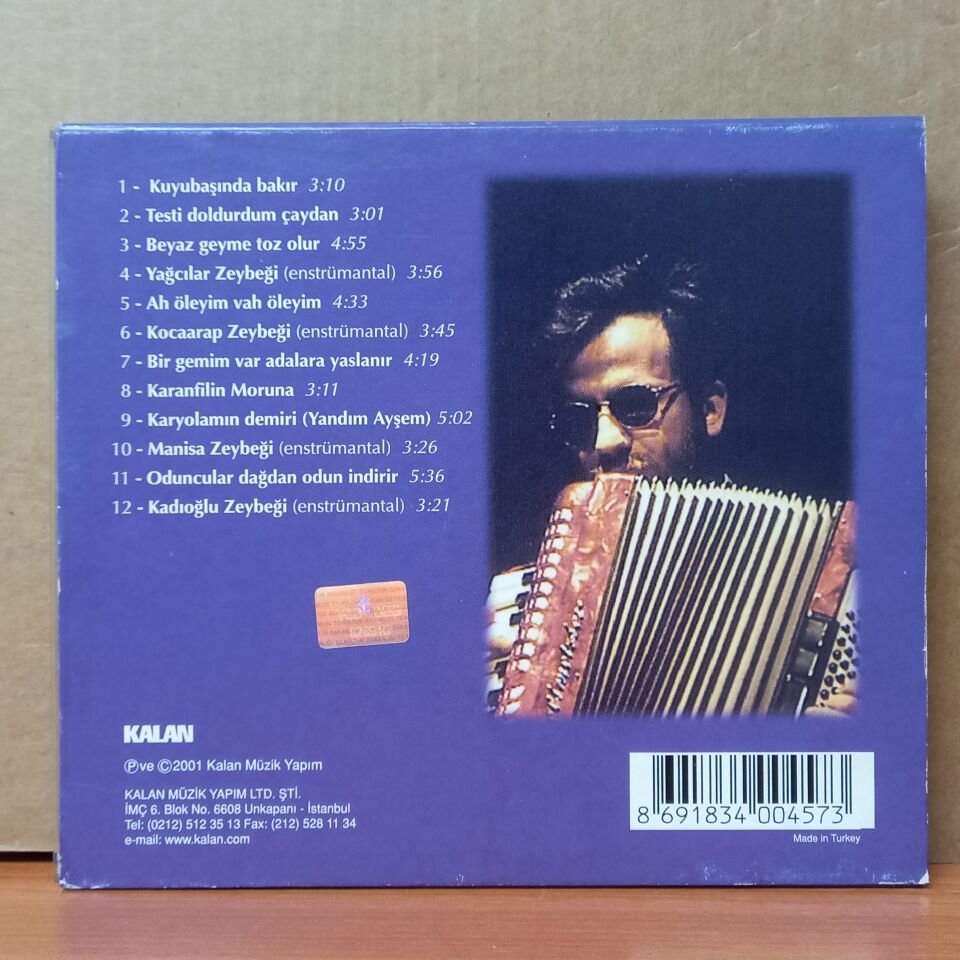 MUAMMER KETENCOĞLU - KARANFİLİN MORUNA / ANADOLU ZEYBEKLERİ (2001) - CD 2.EL