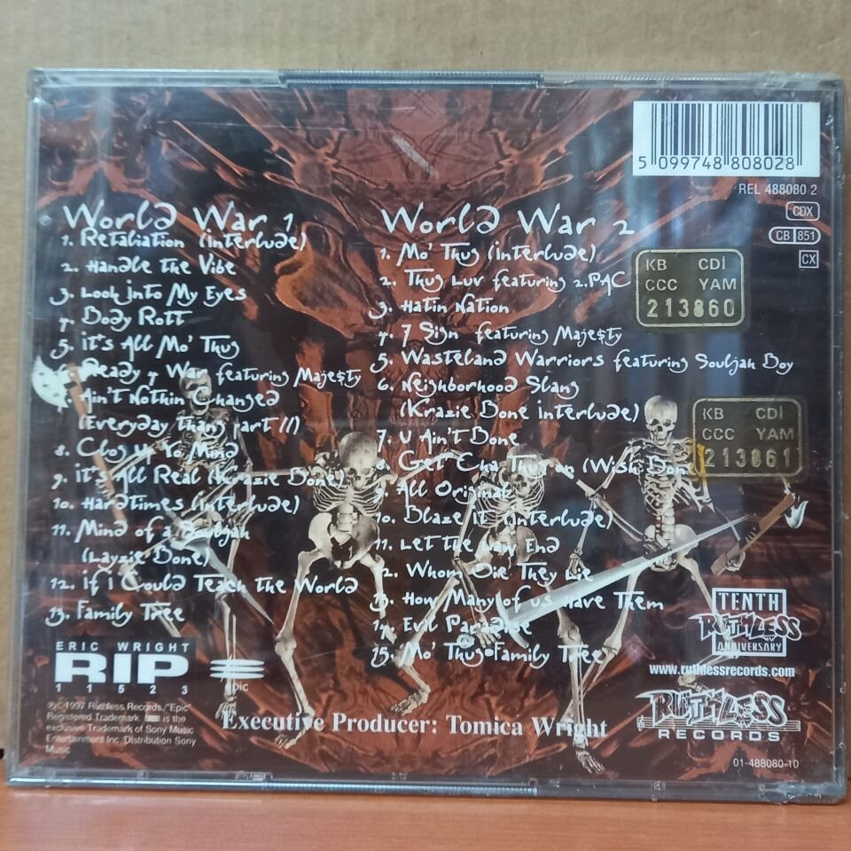 BONE THUGS-N-HARMONY - THE ART OF WAR (1997) - 2CD SIFIR