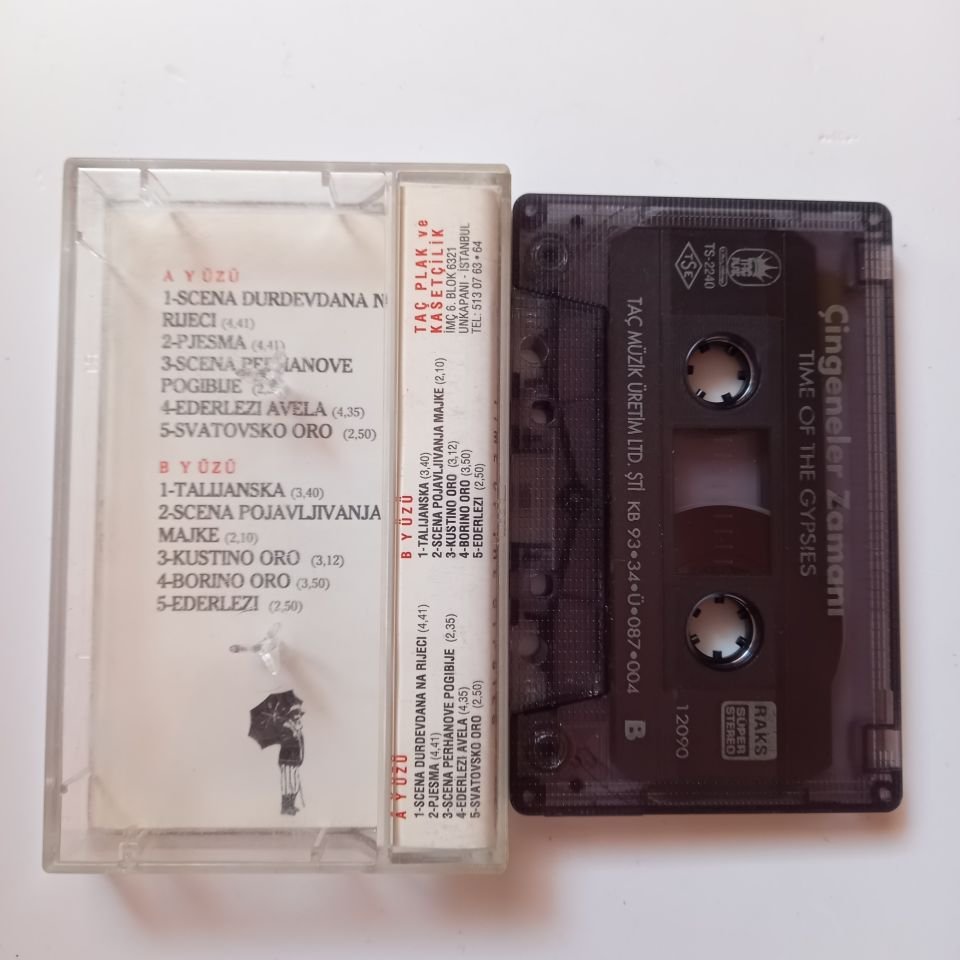 ÇİNGENELER ZAMANI / TIME OF THE GYPSIES (1993) - KASET 2.EL