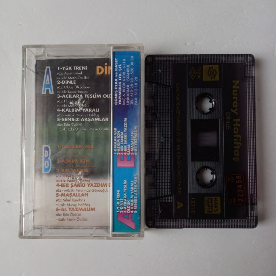 NURAY HAFİFTAŞ - DİNLE (1993) - KASET 2.EL