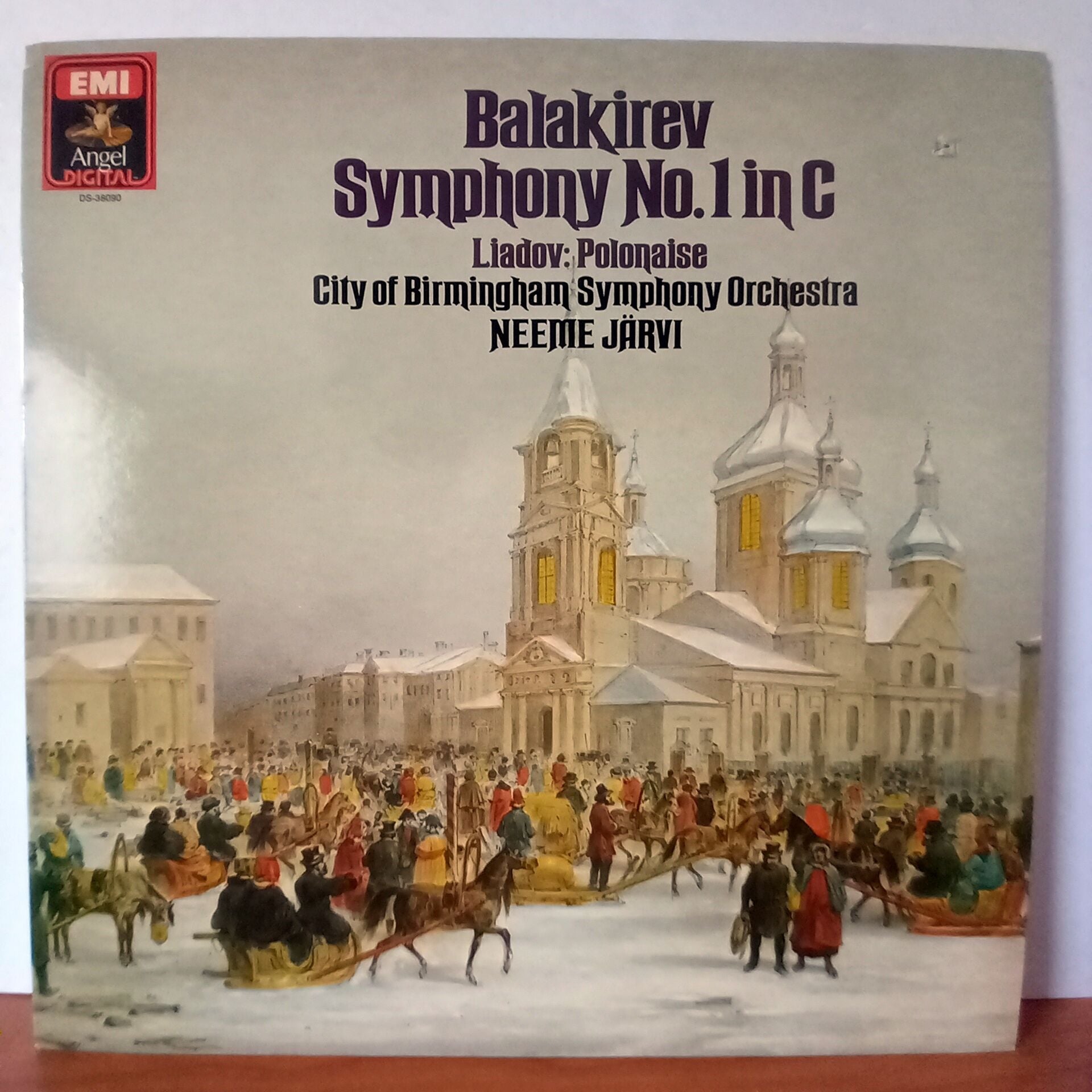 BALAKIREV: SYMPHONY NO. 1 IN C / LIADOV: POLONAISE / CITY OF BIRMINGHAM SYMPHONY ORCHESTRA, NEEME JARVI (1984) - LP 2.EL PLAK
