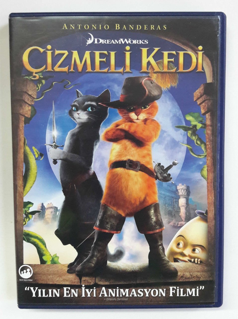 ÇİZMELİ KEDİ - PUSS IN BOOTS - ANİMASYON - DVD 2.EL