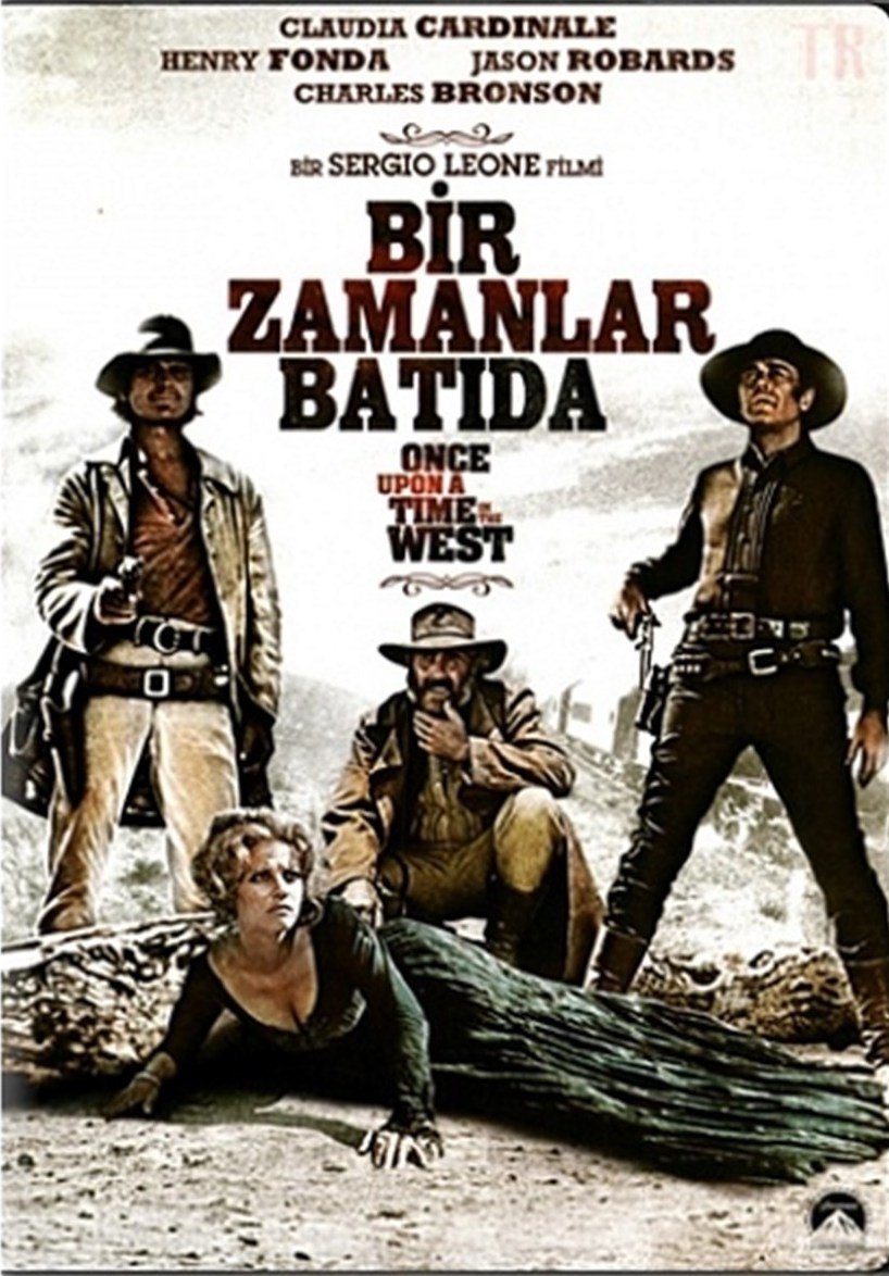 BİR ZAMANLAR BATIDA - ONCE UPON A TIME IN THE WEST - CLAUDIA CARDINALE - HENRY FONDA - CHARLES BRONSON - SERGIO LEONE - DVD 2.EL