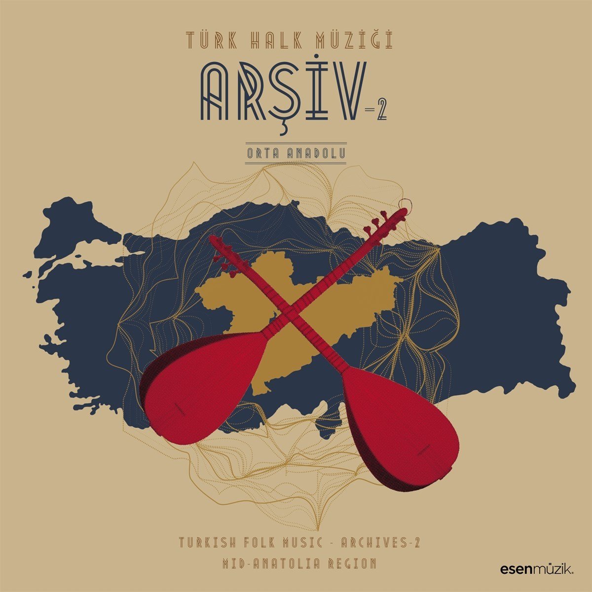 TÜRK HALK MÜZİĞİ ARŞİV 2 ORTA ANADOLU BÖLGESİ - LP SIFIR