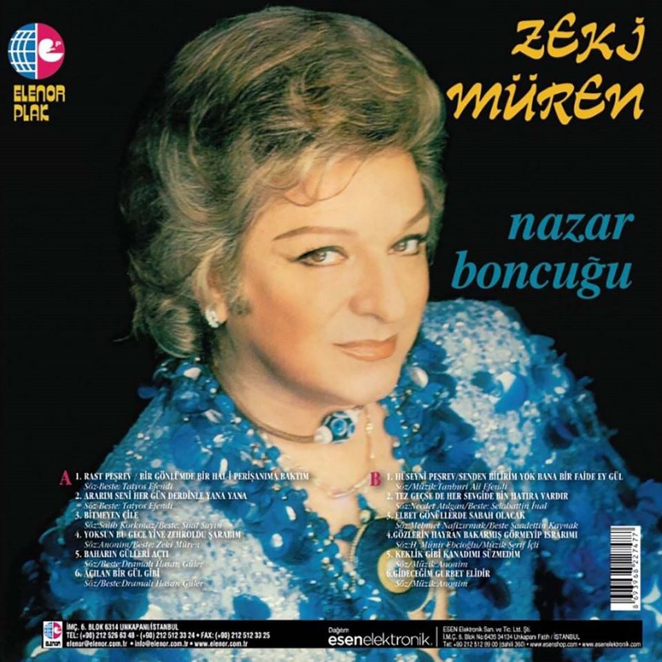 ZEKİ MÜREN - NAZAR BONCUĞU (1977) - LP YENİ BASIM SIFIR PLAK