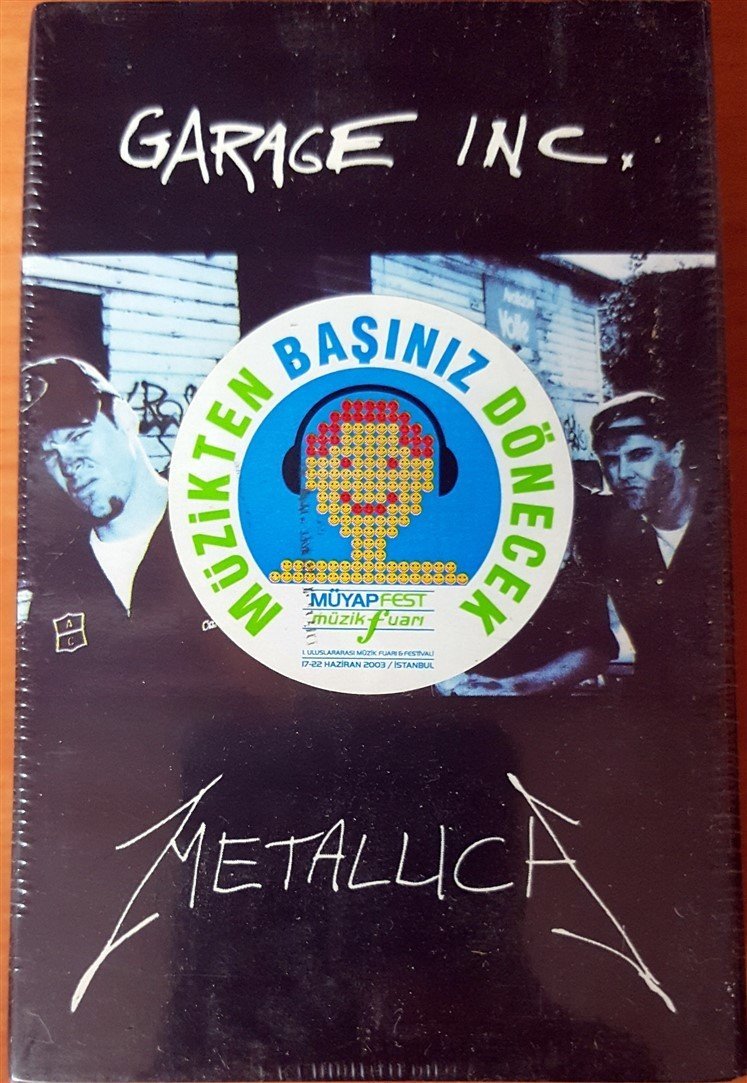METALLICA - GARAGE INC. 1&2 DOUBLE CASSETTE MADE IN TURKEY ''NEW''