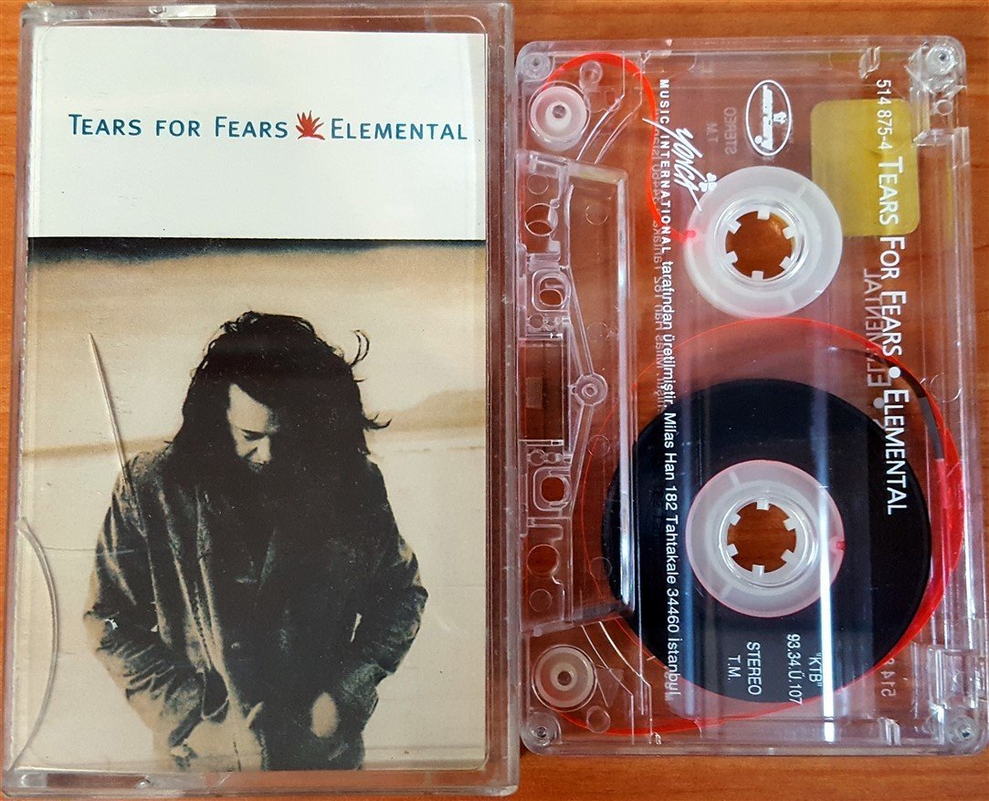 TEARS FOR FEARS - ELEMENTAL (1993) YONCA CASSETTE MADE IN TURKEY ''USED''