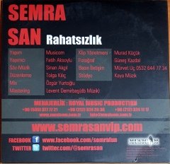 SEMRA SAN FEAT. SİNAN AKÇIL - RAHATSIZLIK / MUSICOM PROMO SINGLE CDR 2.EL